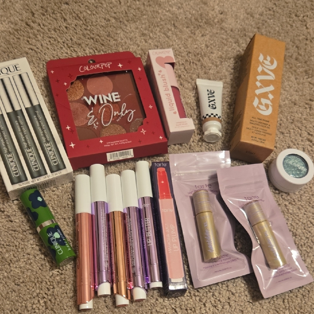 Tarte Lip Products Set - Pink, Purple, Red